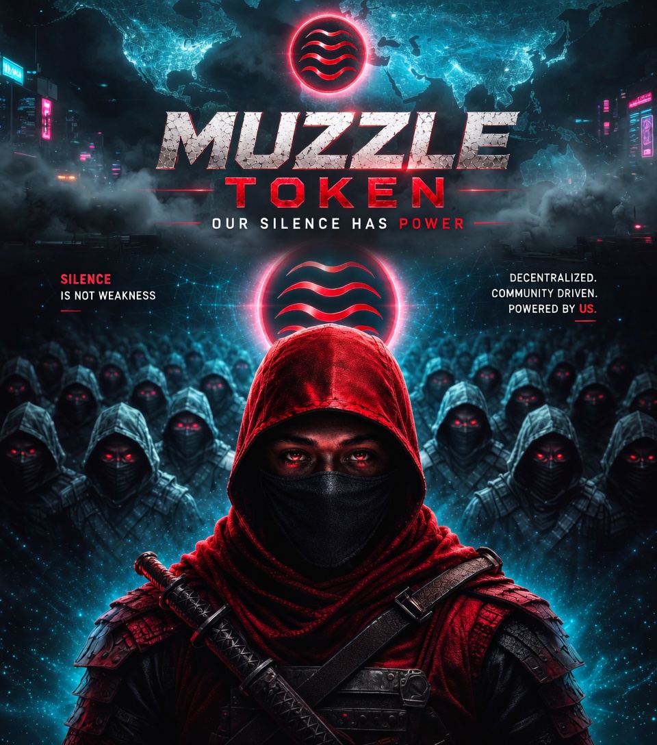 Muzzle Token cyberpunk samurai